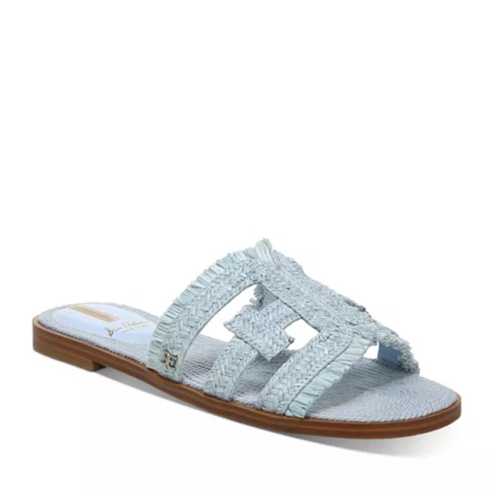 EUC Sam Edelman Woman’s Bay20 slip on sandals in chambray